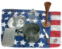 Still life from Clara Barton's time: neccessities of a civil war caregiver (presented by historical performer Mary Ann Jung)